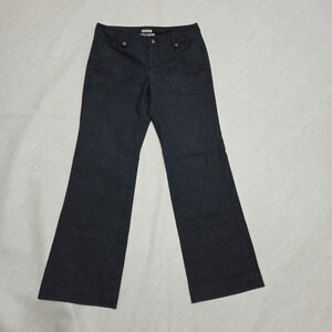 G.H. Bass & Co. Heritage Fit Woman's Black Casual Wear Wide Leg Pants size 2